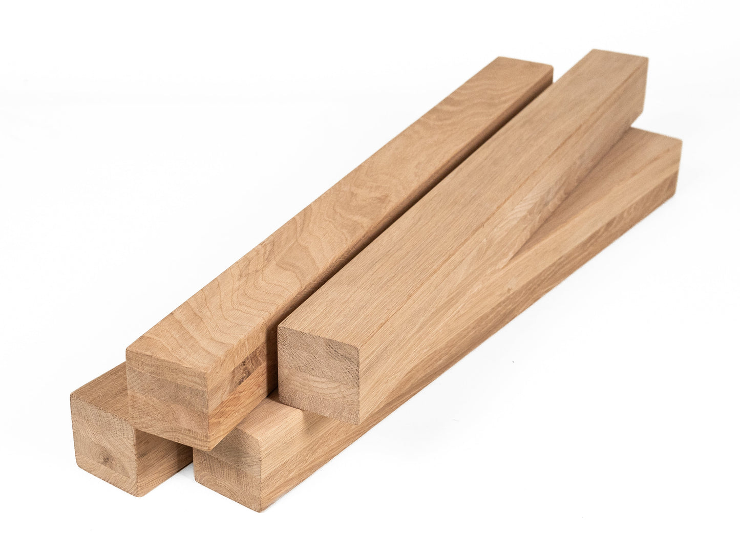 Glulam oak beam A/B 70x70 mm untreated, square timber, solid wood