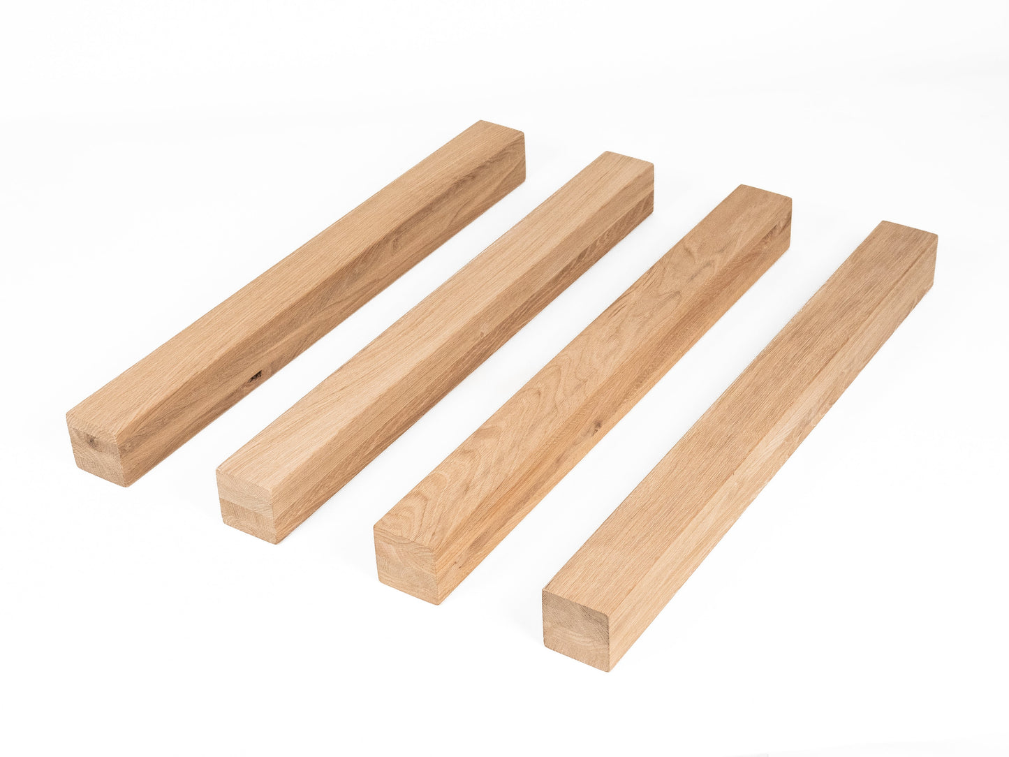 Glulam oak beam A/B 70x70 mm untreated, square timber, solid wood