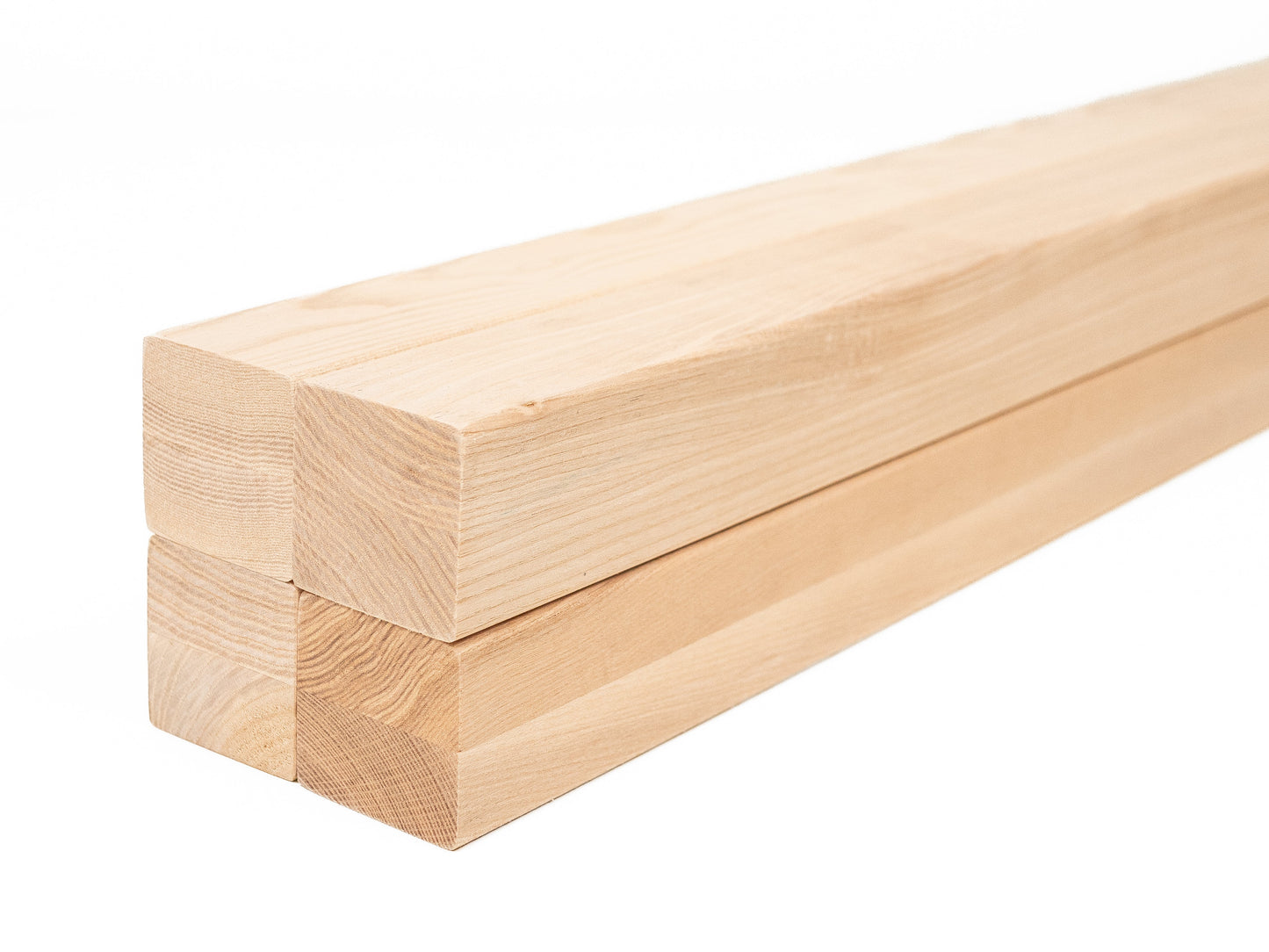 Belka klejona warstwowo z jesionu A/B 50x50 mm, niewykończona, drewno lite, kantówka