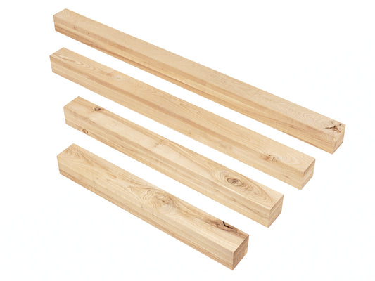 Belka klejona warstwowo z jesionu Rustykalna 70x70 mm, niewykończona, drewno lite, kantówka