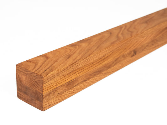 Belka dębowa klejona A/B 70x70 mm, olej naturalny, kwadratowa, lite drewno