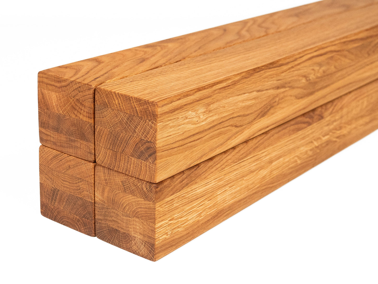 Belka dębowa klejona A/B 70x70 mm, olej naturalny, kwadratowa, lite drewno