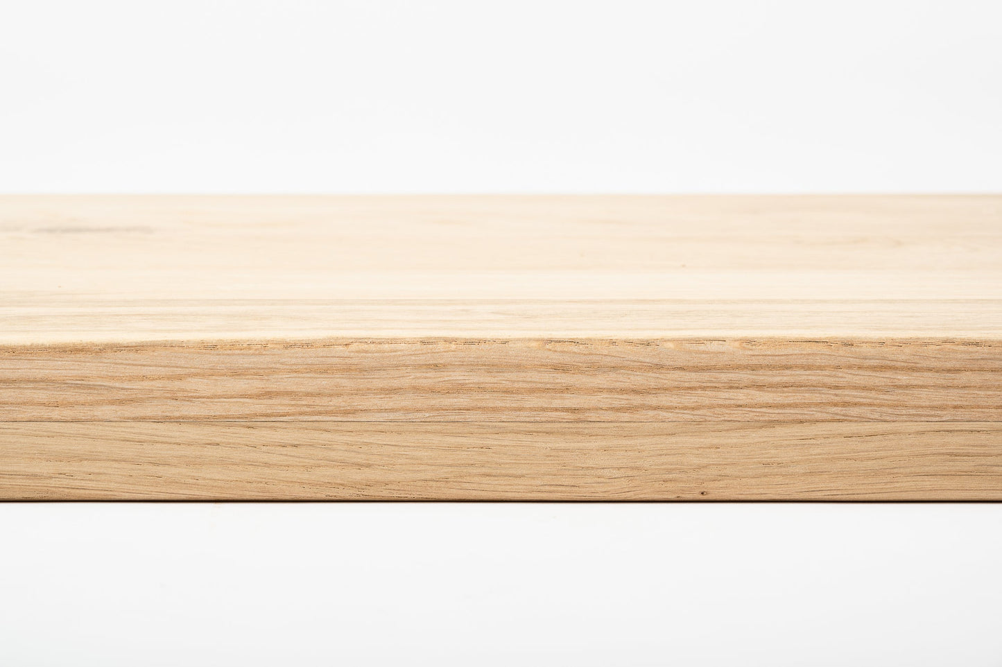 Shelf Stair tread Riser Windowsill Oak A/B, full stave lamellas, 35 mm, 2-layer, Unfinished