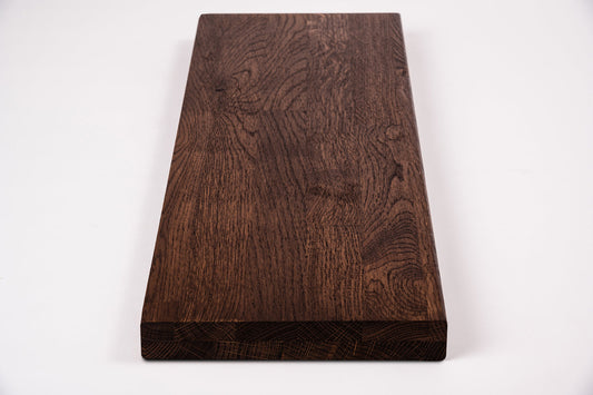 Półka Stopień schodowy Podstopnica Parapet Dąb Rustykalny, lamele mikrowczep, 40 mm, 2-warstwowa, Olej orzechowy