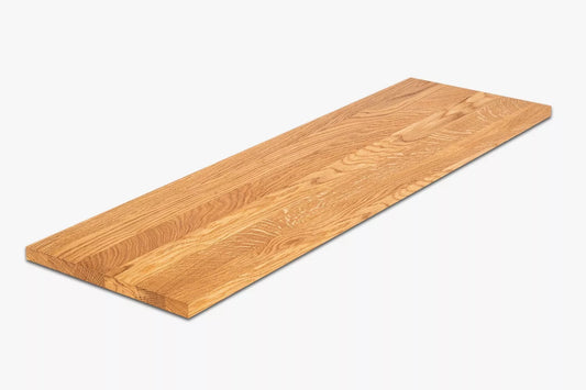 Police Schodnice Podstupnice Parapet Dub A/B, průběžné lamely, 20 mm, přírodní olej