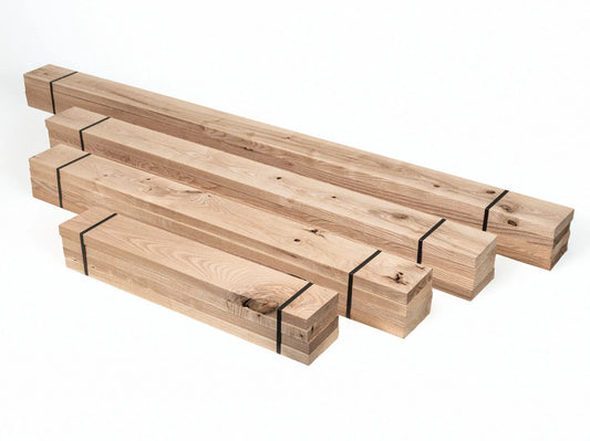 Lamela Jesion Rustykalny 24x100mm, surowa (bez wykończenia)