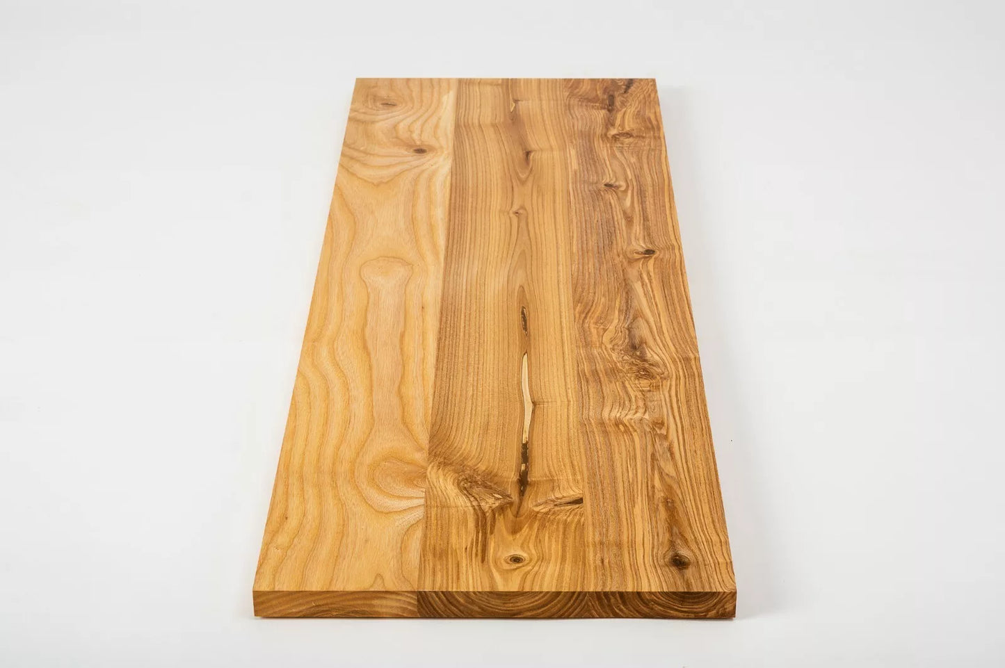 Shelf Stair tread Risers Windowsill Ash Rustic, full stave lamellas, 20 mm, Natural oil