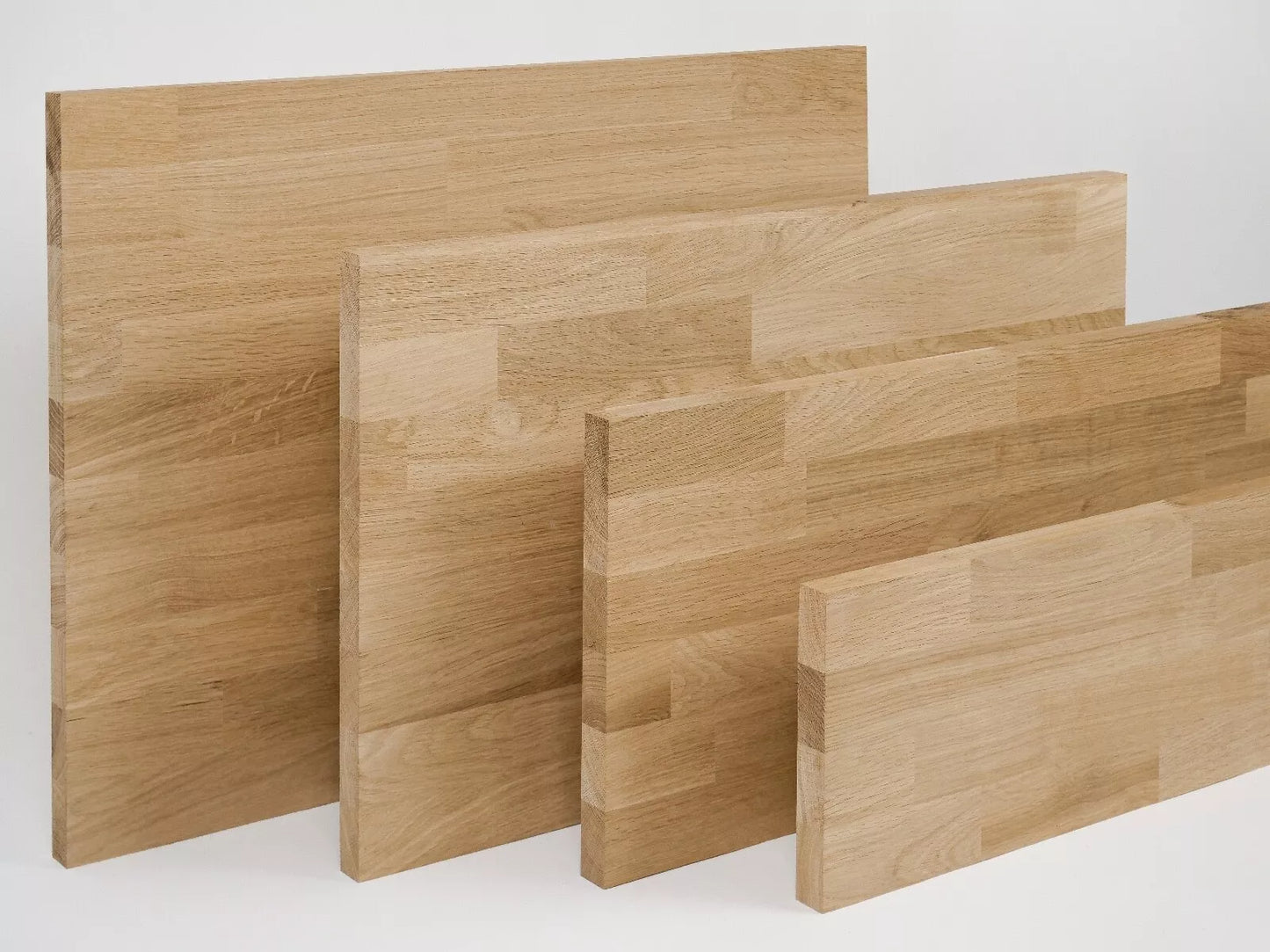 Solid edge glued panel DIY Ash A/B, finger jointed lamellas with fixed width, 26 mm