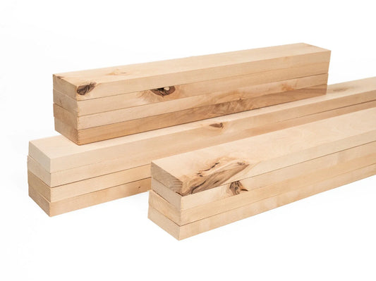 Lamela Brzoza Rustykalna, 24×60 mm, surowa (bez wykończenia)