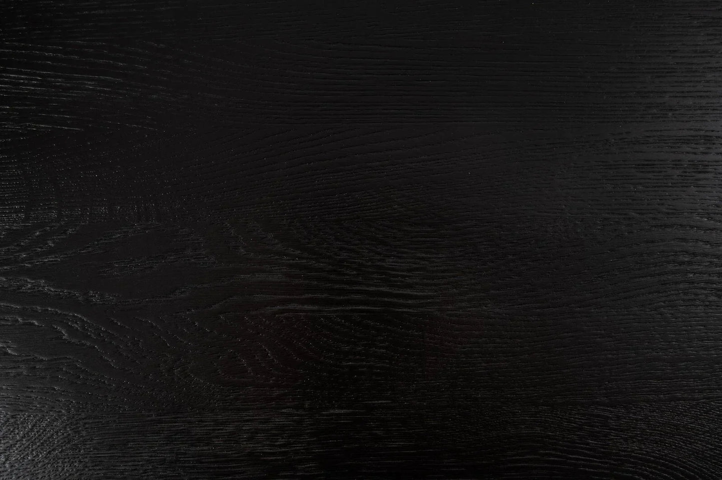 Stair tread Windowsill with overhang Oak A/B, full stave lamellas, 26 mm, Brushed, Graphite black lacquered (RAL9011)