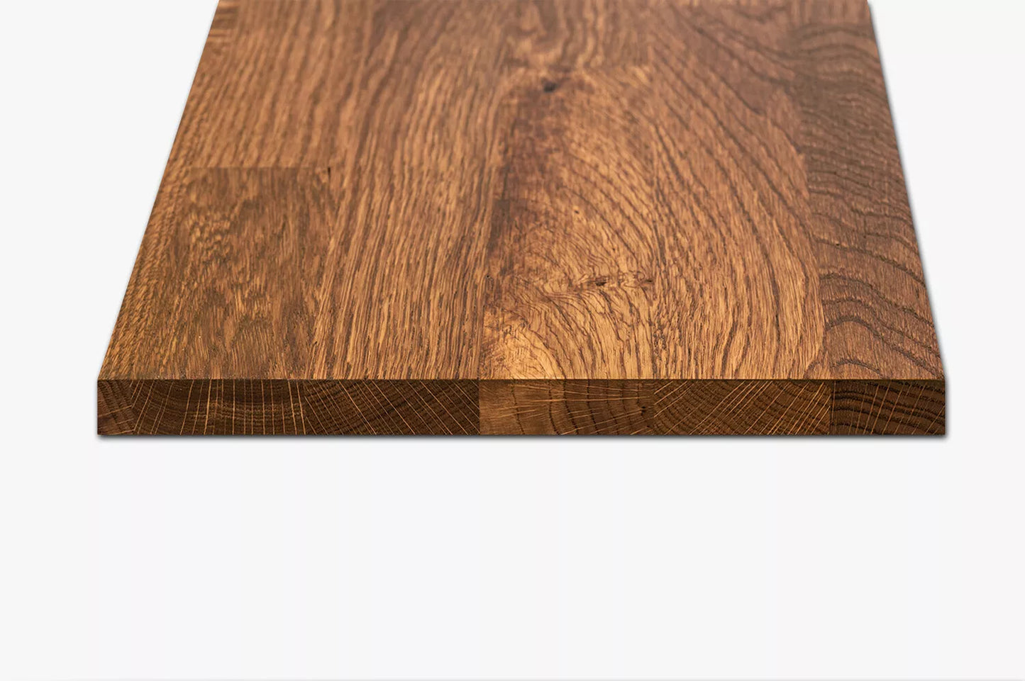 Shelf Stair tread Riser Windowsill Oak Rustic, finger jointed lamellas, 20 mm, Antique oil