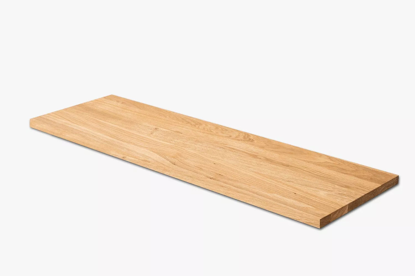 Półka Stopień schodowy Podstopnica Parapet Dąb A/B, lamele lite, 26 mm, Twardy olej woskowy natur (bezbarwny)