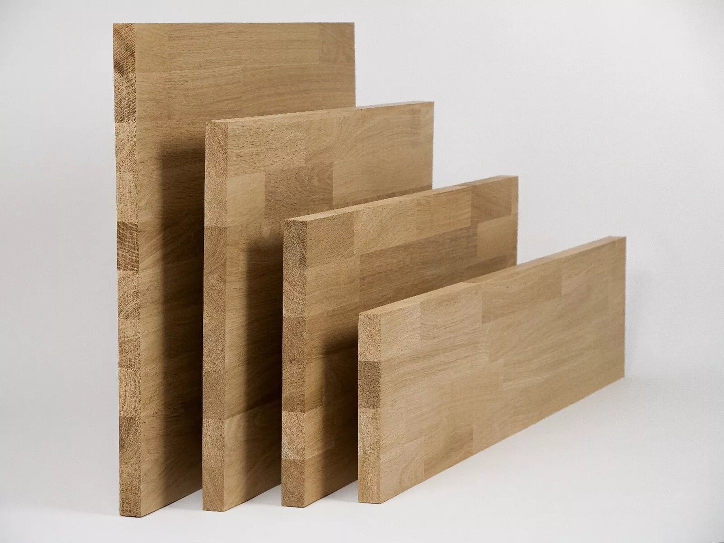 Solid edge glued panel DIY Ash A/B, finger jointed lamellas with fixed width, 26 mm