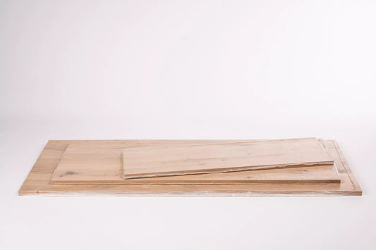 Blat drewniany z litego drewna klejony DIY Dąb Rustykalny, lamele lite, 26 mm