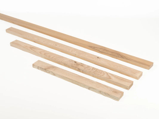 Lamela Jesion Rustykalny 24x60mm, surowa (bez wykończenia)