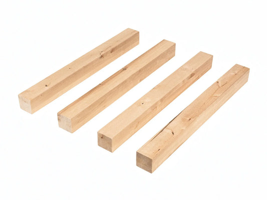 Glulam birch beam Rustic 70x70 mm Hard wax oil Natural white, square timber, solid wood