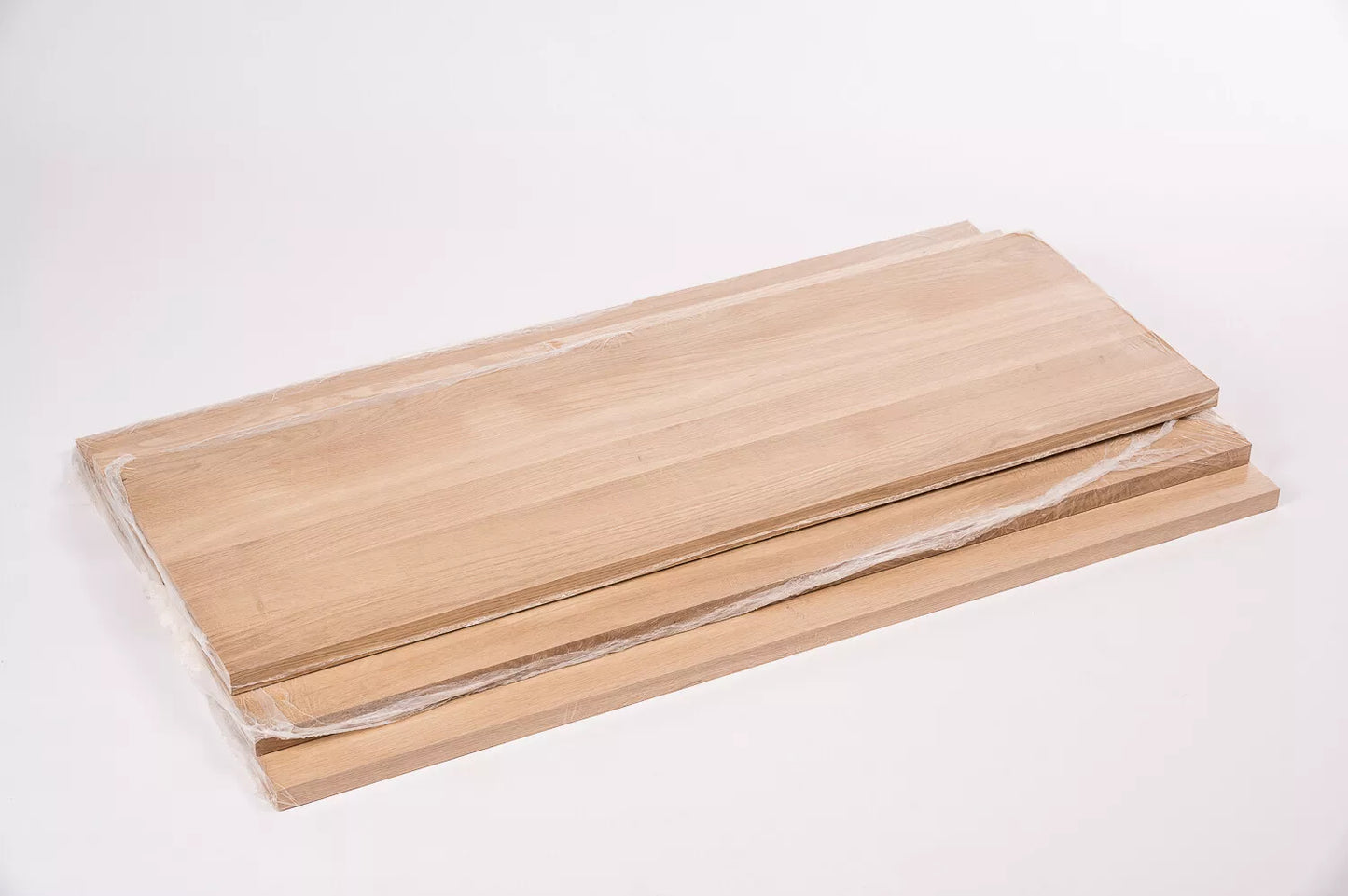 Blat drewniany z litego drewna klejony DIY Dąb A/B, lamele lite fix, 20 mm