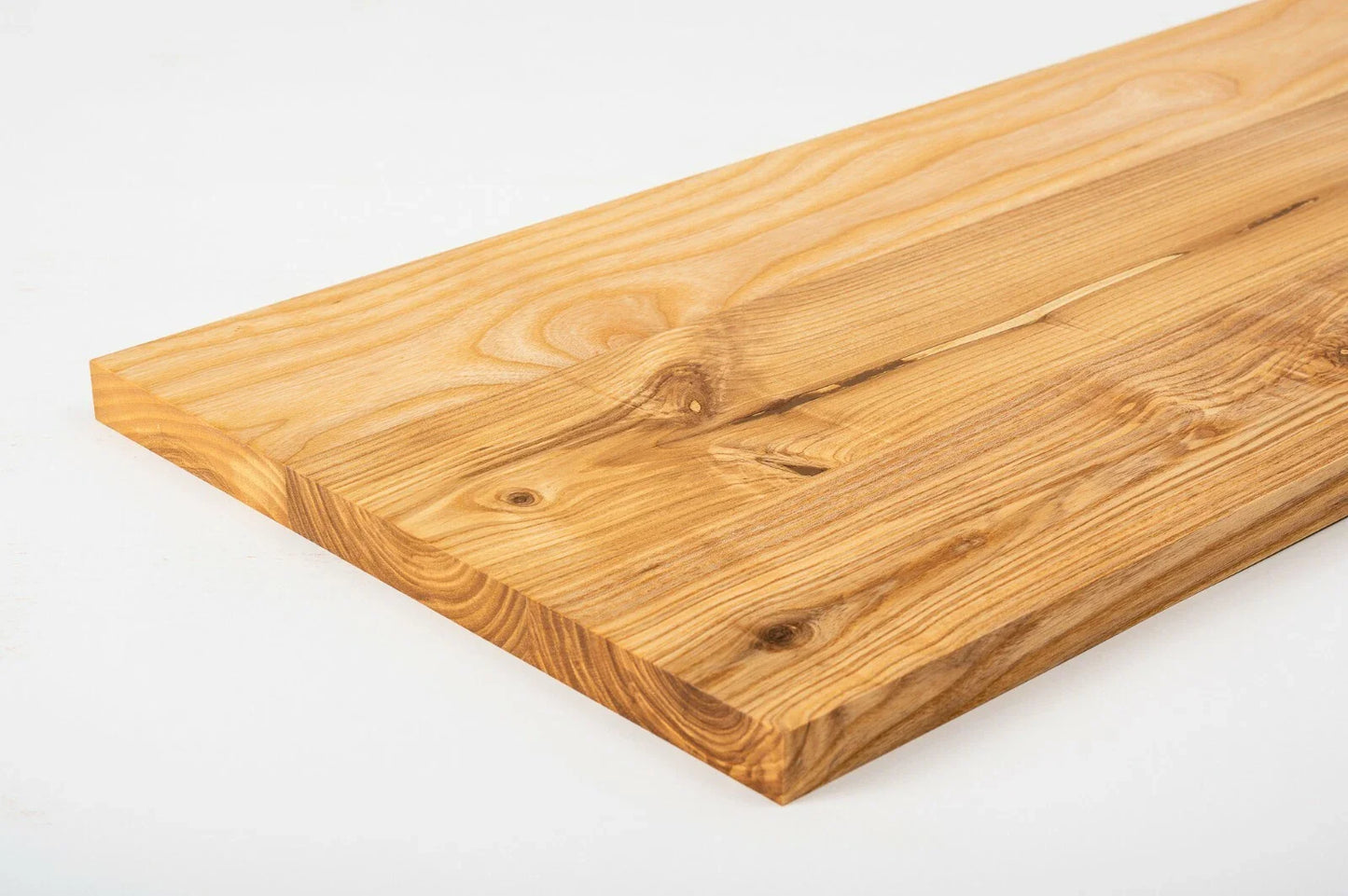 Shelf Stair tread Risers Windowsill Ash Rustic, full stave lamellas, 20 mm, Natural oil