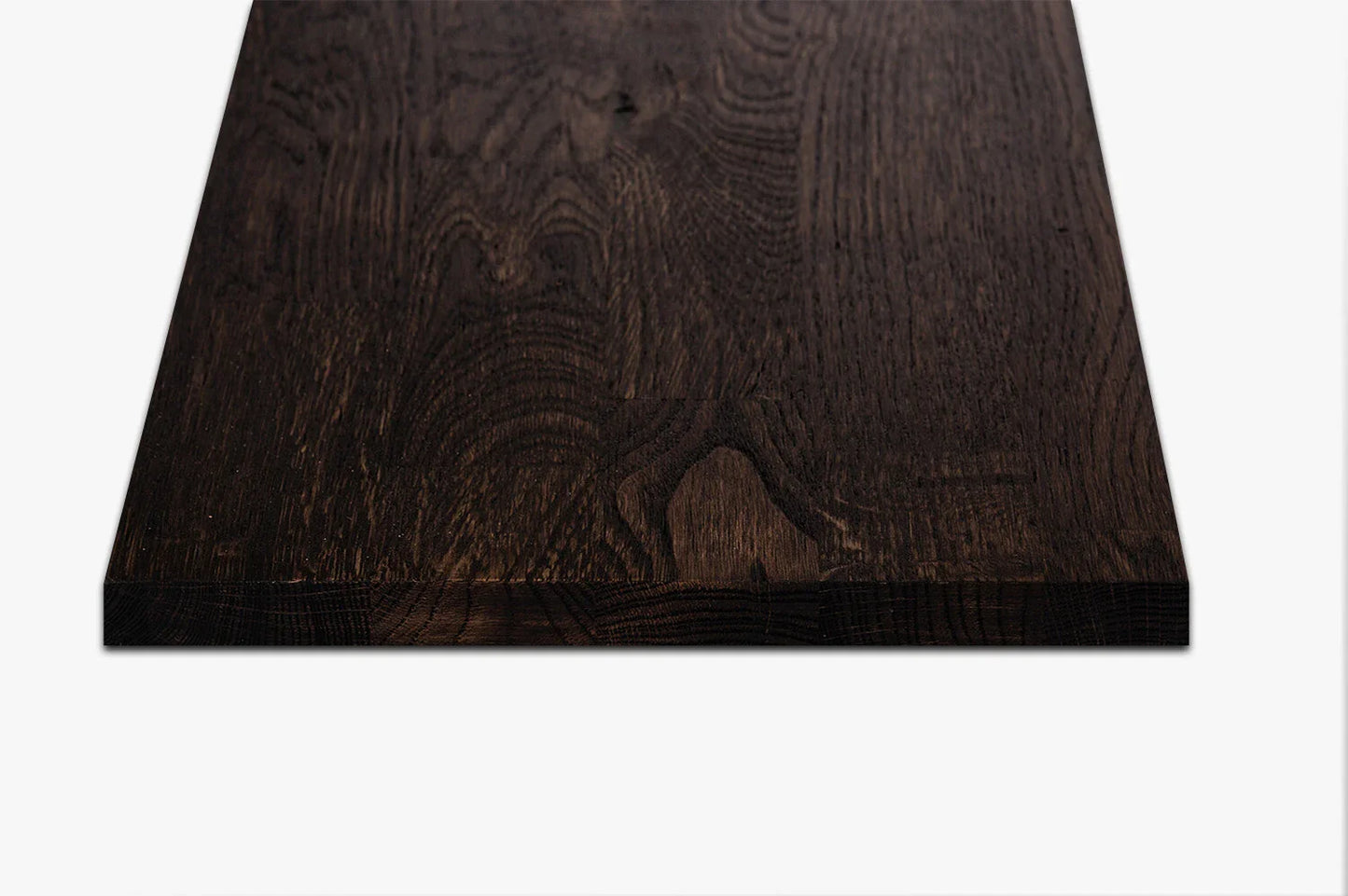 Shelf Stair tread Riser Windowsill Oak Rustic, finger jointed lamellas, 20 mm, Black oil
