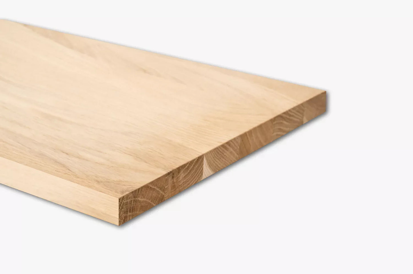 Blat drewniany z litego drewna klejony DIY Dąb A/B, lamele lite fix, 20 mm