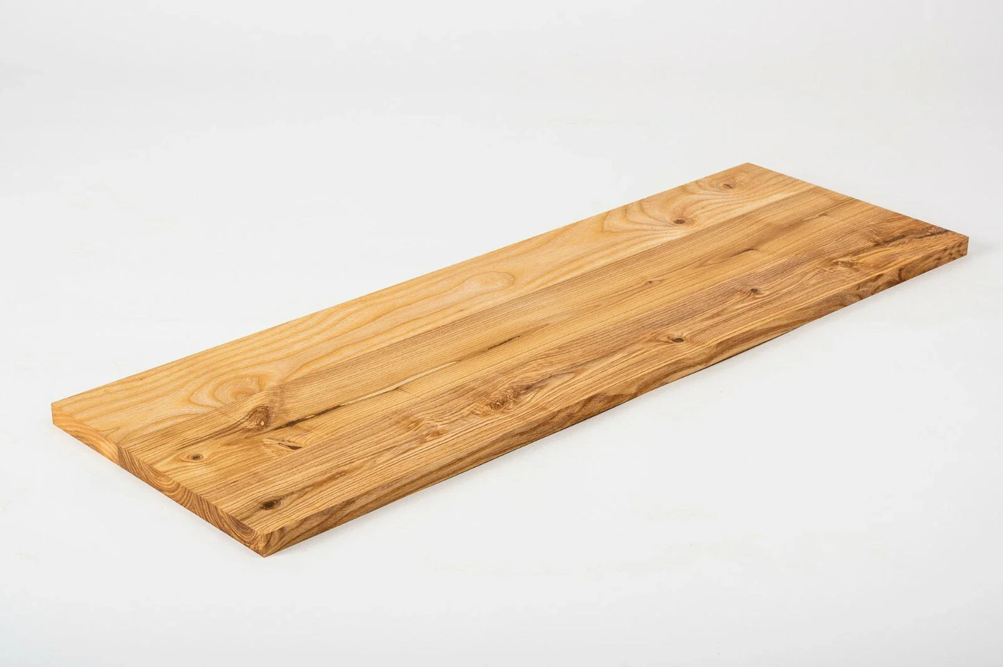 Shelf Stair tread Risers Windowsill Ash Rustic, full stave lamellas, 20 mm, Natural oil
