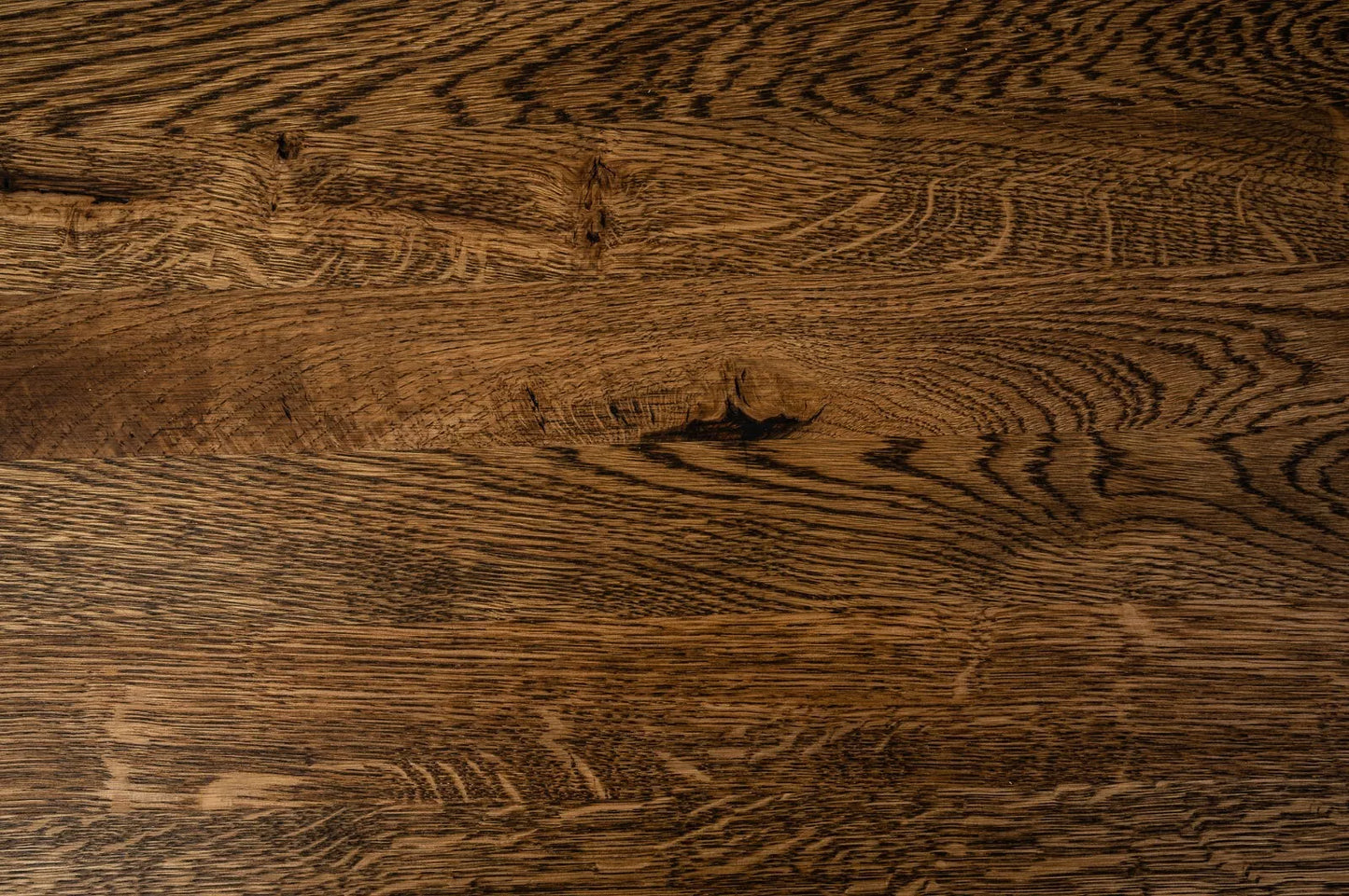 Schodový nášlap Parapet s přesahem Dub Rustic, lamely z plných prken, 16 mm, kouřový olej