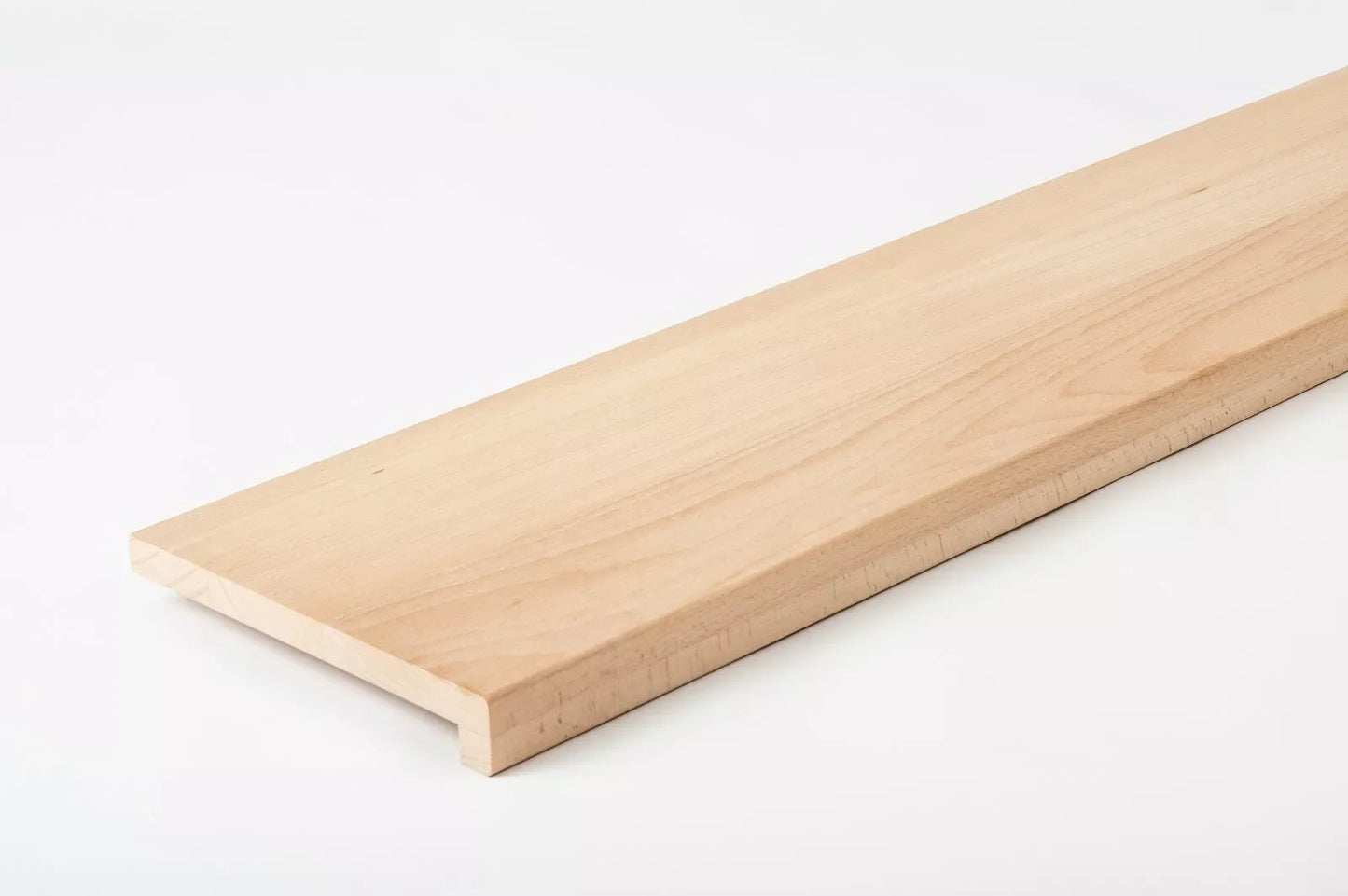 Stopień schodowy Parapet z nawisem Parzony Buk A/B, lamele lite, 20 mm, Niewykończony
