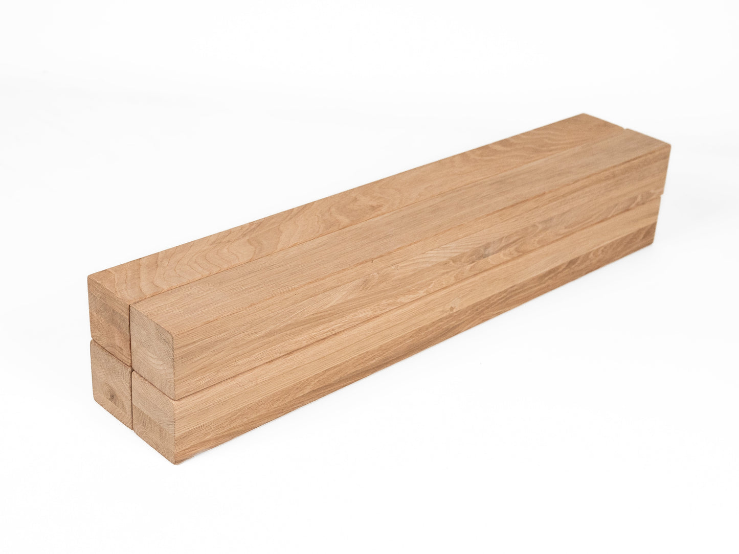 Belka dębowa klejona A/B 70x70 mm, surowa, kwadratowa, lite drewno