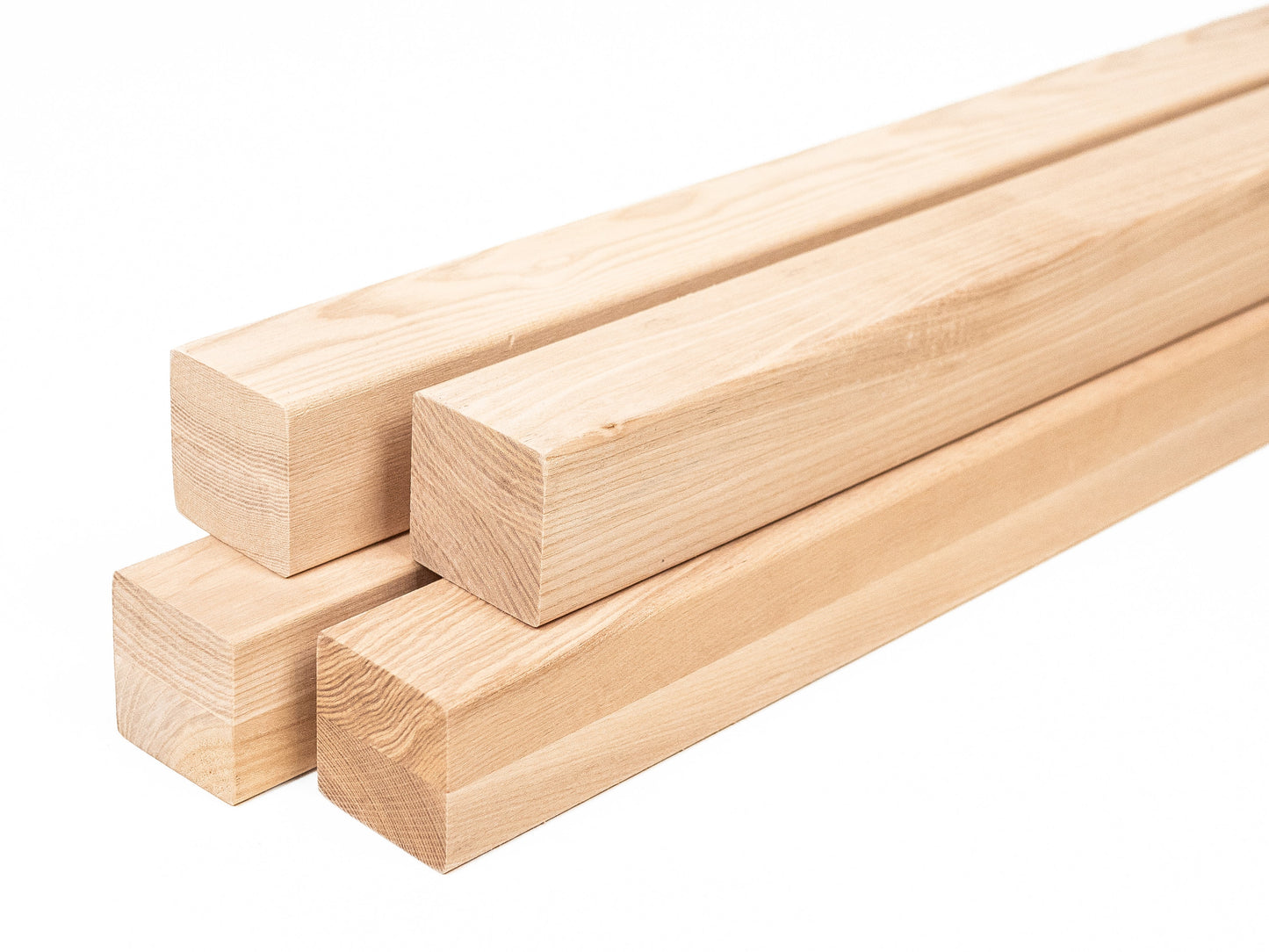 Belka klejona warstwowo z jesionu A/B 50x50 mm, niewykończona, drewno lite, kantówka