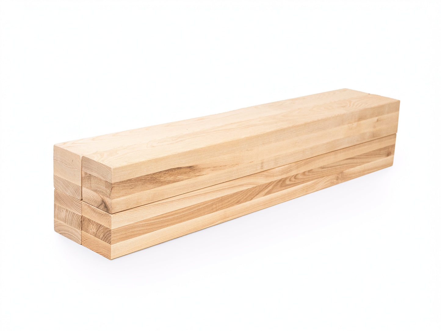 Belka klejona warstwowo z jesionu A/B 70x70 mm, niewykończona, drewno lite, kantówka