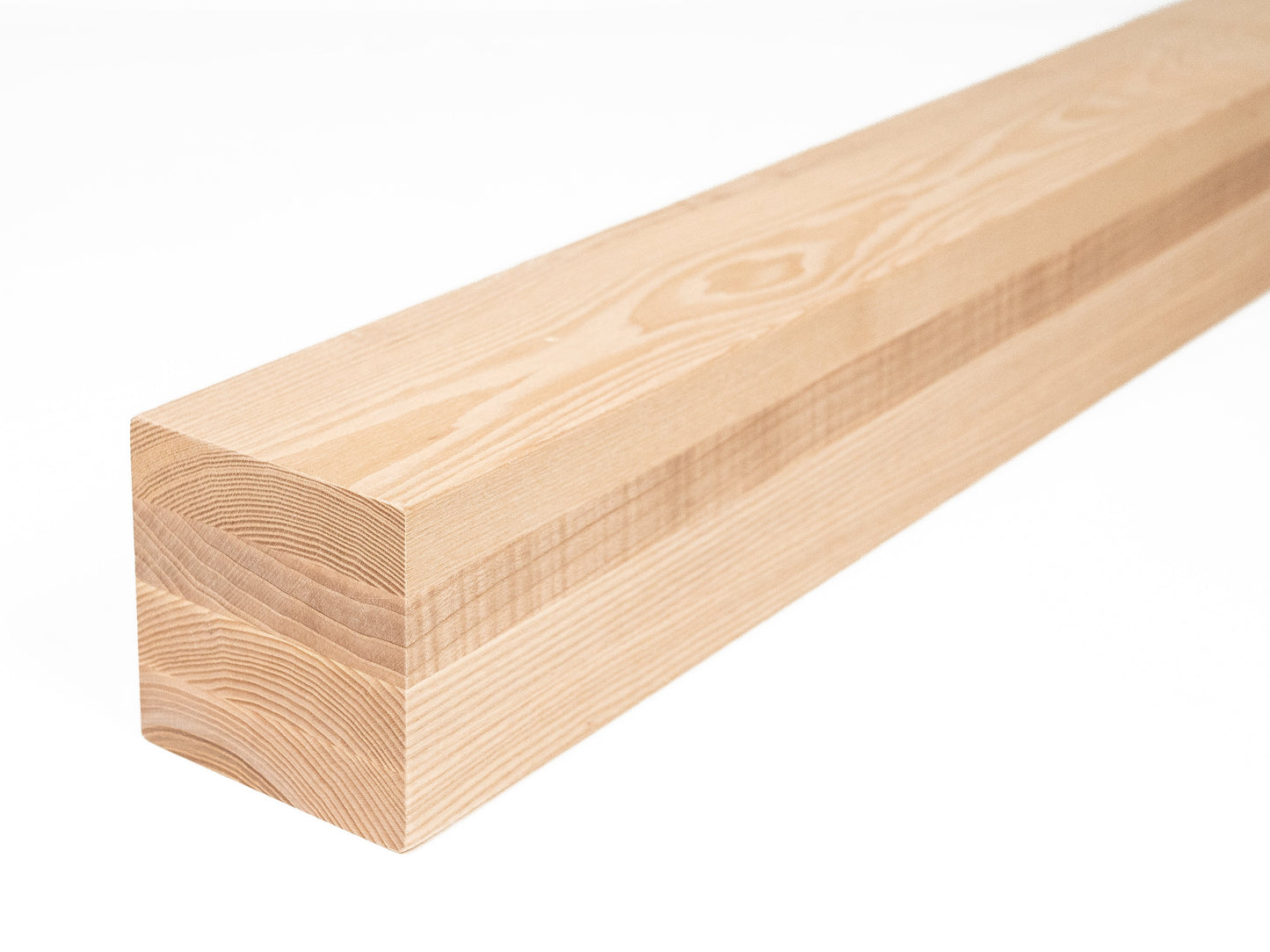 Belka klejona warstwowo z jesionu A/B 100x100 mm, twardy woskowy olej naturalny biały, drewno lite, kantówka