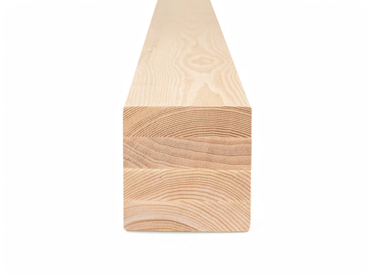 Belka klejona warstwowo z jesionu A/B 100x100 mm, twardy woskowy olej naturalny biały, drewno lite, kantówka