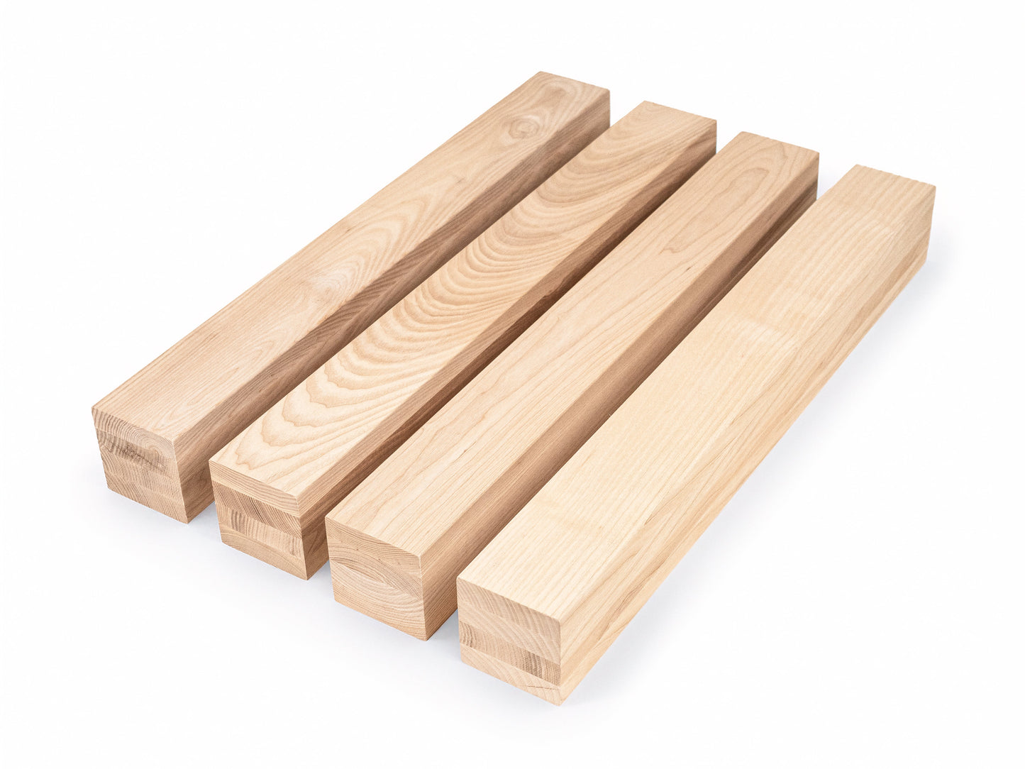 Belka klejona warstwowo z jesionu A/B 100x100 mm, twardy woskowy olej naturalny biały, drewno lite, kantówka