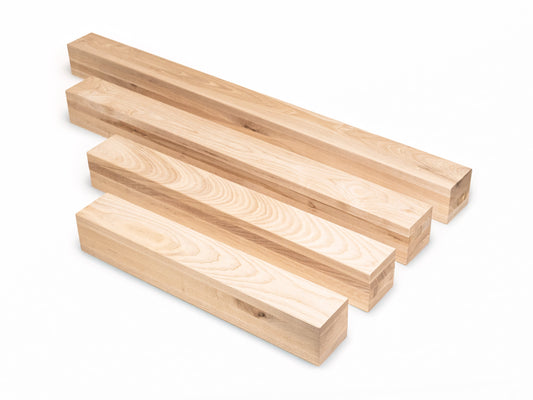 Belka klejona warstwowo z jesionu A/B 100x100 mm, twardy woskowy olej naturalny biały, drewno lite, kantówka