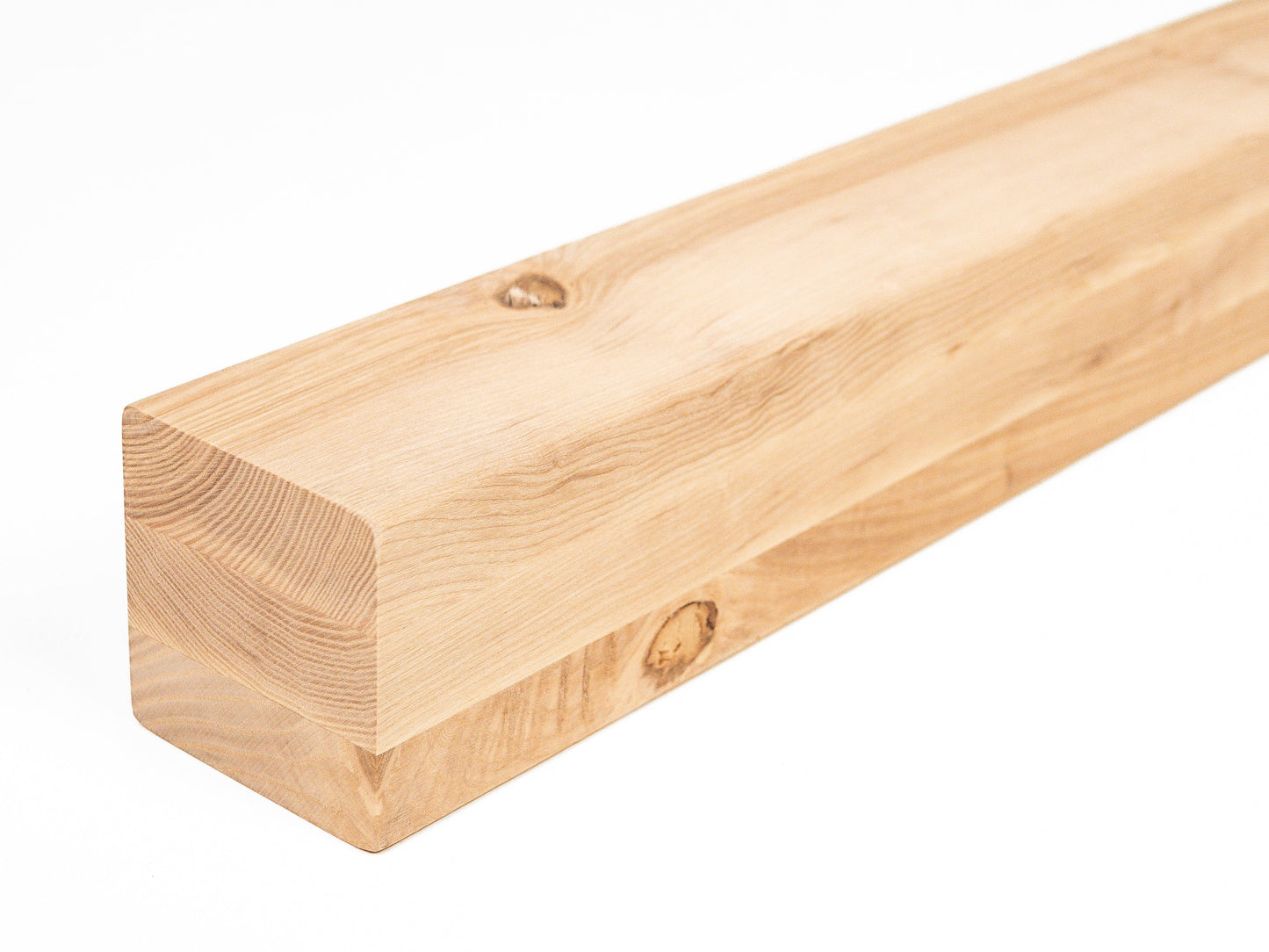 Belka klejona warstwowo z jesionu Rustykalna 70x70 mm, niewykończona, drewno lite, kantówka
