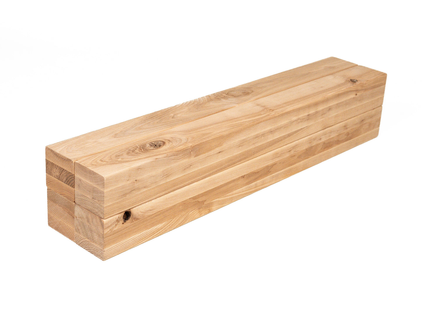 Belka klejona warstwowo z jesionu Rustykalna 70x70 mm, niewykończona, drewno lite, kantówka