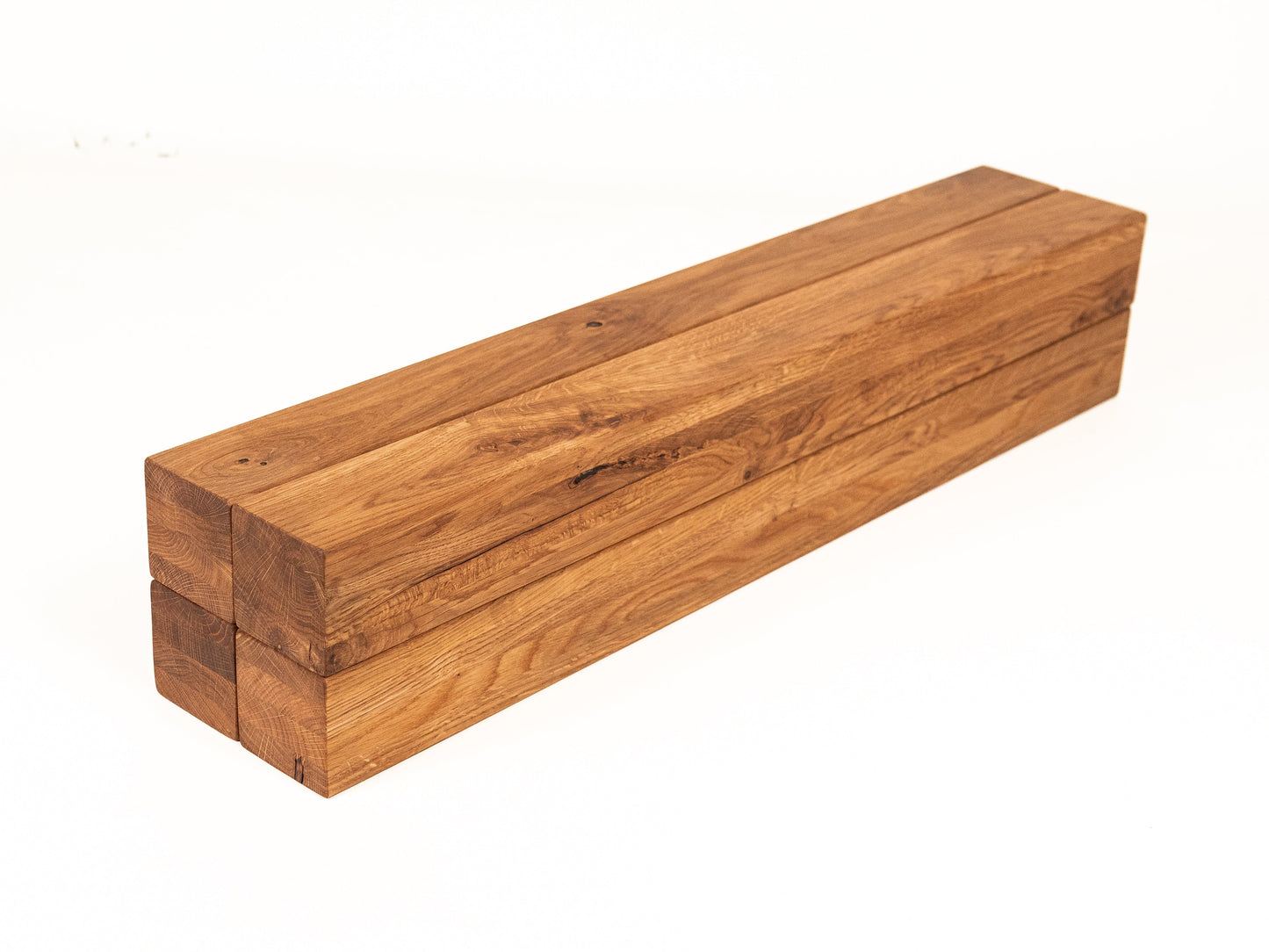 Belka dębowa klejona Rustykalna 70x70 mm, olej naturalny, kwadratowa, lite drewno