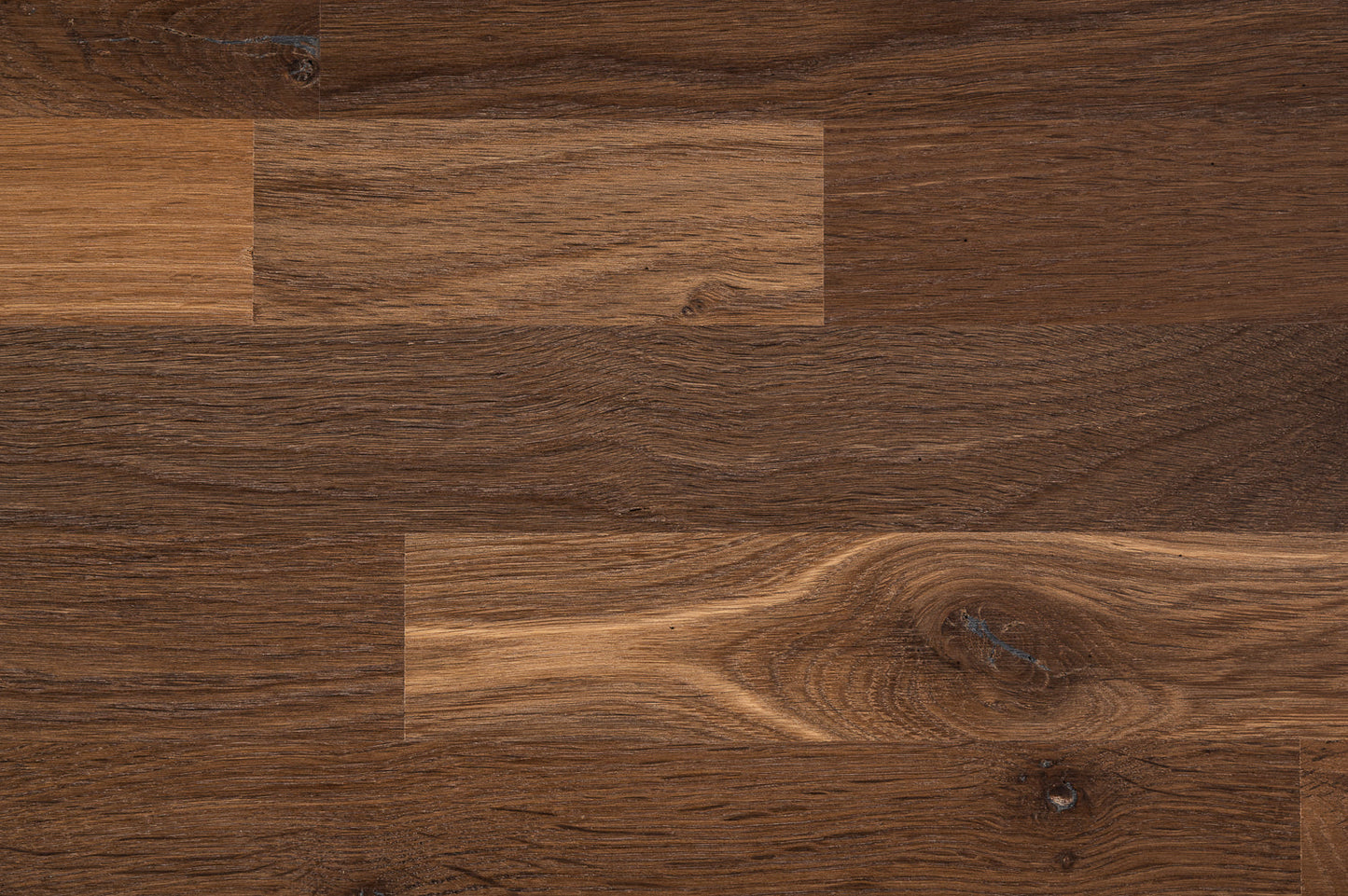 Stair tread Windowsill with overhang Smoked Oak Rustic, finger jointed lamellas, 20 mm, Hard wax oil Natural white