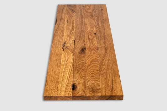 Shelf Stair tread Risers Windowsill Oak Rustic, full stave lamellas, 26 mm, Natural oil