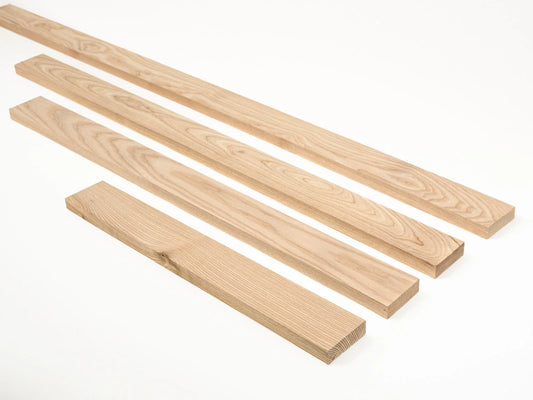 Lamela Jesion Select Natur 24x80mm, surowa (bez wykończenia)