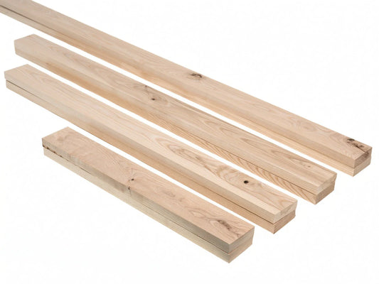 Lamela Jesion Rustykalny 24x80mm, surowa (bez wykończenia)