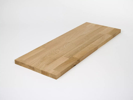 Lepený panel s plnými hranami DIY Dub A/B, lamely spojované prsty s pevnou šířkou, 26 mm