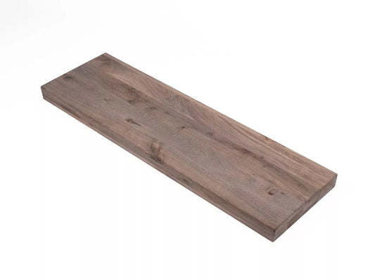 Stopień schodowy Parapet Podstopnice Dąb Rustykalny, lamele lite, 52 mm, 3-warstwowa, Zwietrzały naturalny biały olejowany