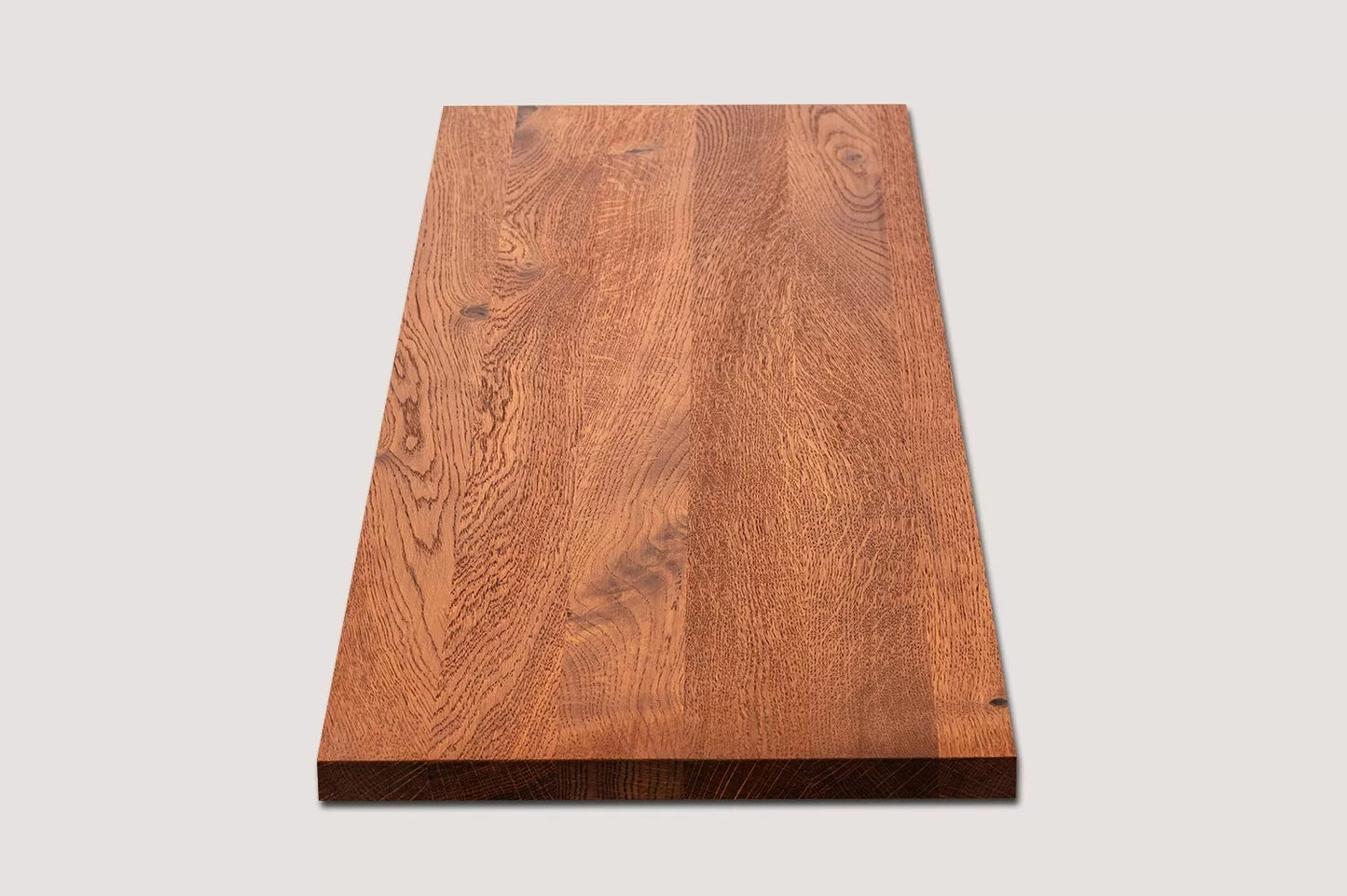Shelf Stair tread Risers Windowsill Oak Rustic, full stave lamellas, 26 mm, Cherry oil