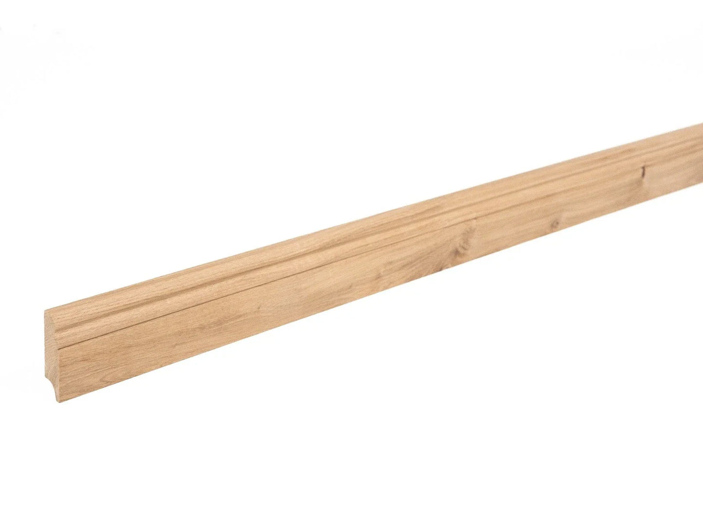 Listwa przypodłogowa dębowa lita – Rustykalna 20x70 mm, w wykończeniu surowym (bez powłok), 0,8–1,5 m, profil Hamburg