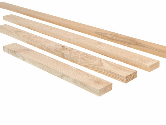 Lamela Jesion Rustykalny 24x60mm, surowa (bez wykończenia)