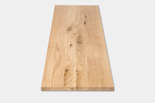 Shelf Stair tread Risers Windowsill Oak Rustic, full stave lamellas, 26 mm, Unfinished