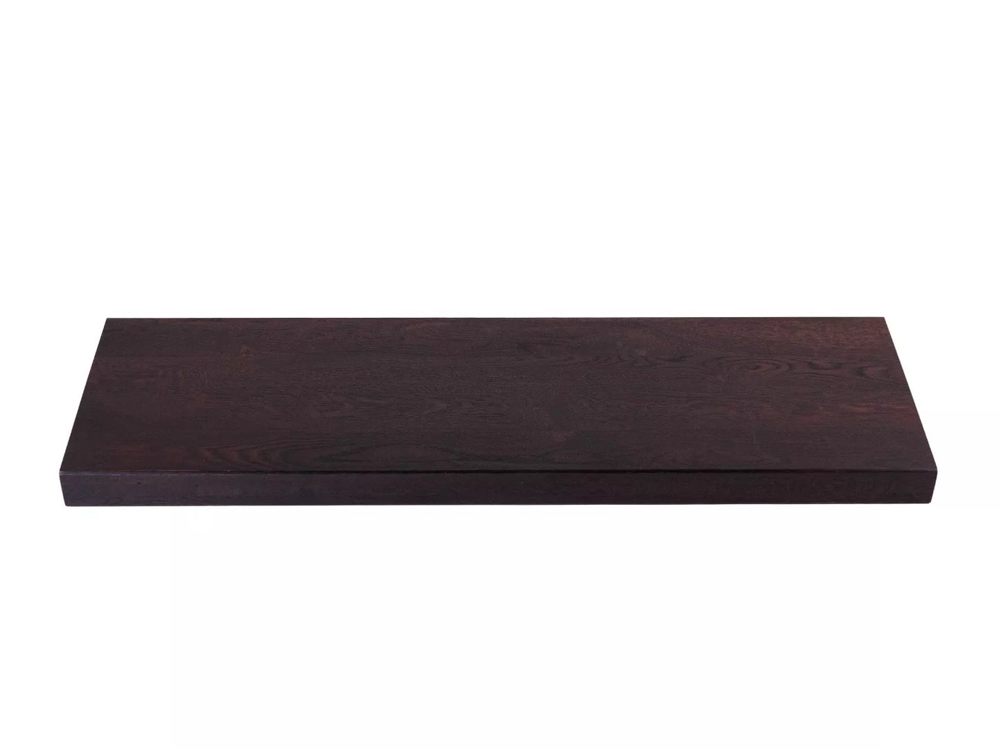 Shelf Stair tread Risers Windowsill Oak Rustic, full stave lamellas, 52 mm, 3-layer, Dark walnut oiled