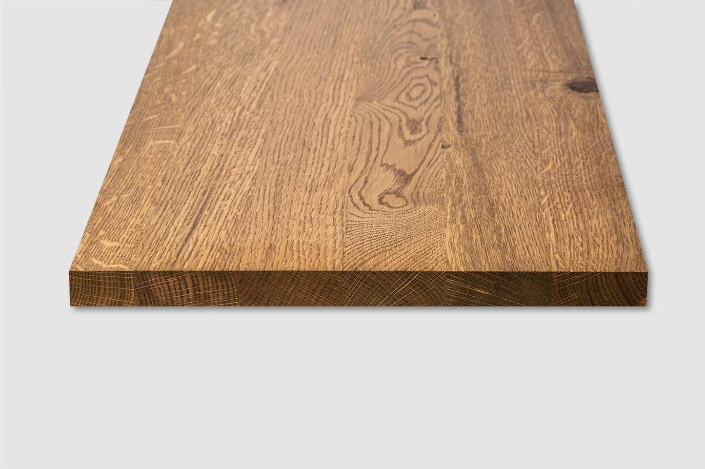 Shelf Stair tread Risers Windowsill Oak Rustic, full stave lamellas, 26 mm, Antique oil