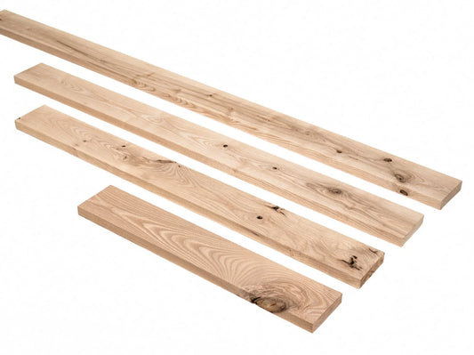 Lamela Jesion Rustykalny 24x100mm, surowa (bez wykończenia)